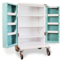 Controlled drug trolley