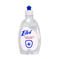 Elvi Hand Sanitiser Gel (70% Alcohol.) 400ml (1 box of 12)