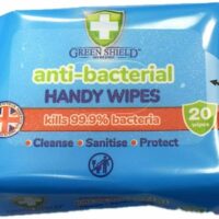 Green Shield Anti-Bacterial Hand Wipes (1 box of 5)
