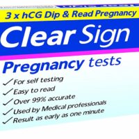 CLEAR SIGN PREGANCY TESTS TRIPLE PACK