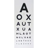 EYE CHART (SINGLE SIDED)