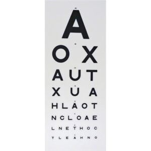 EYE CHART (SINGLE SIDED)